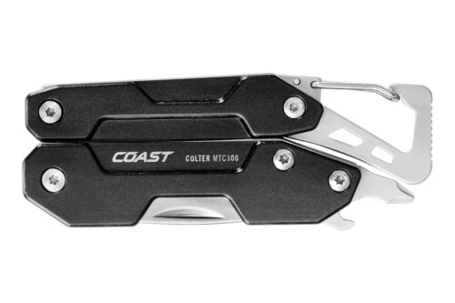 COAST Colter multi-tool open showing 8 tools