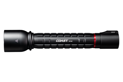 COAST XP14R rechargeable LED flashlight front view Available now at VANPARTS.IE