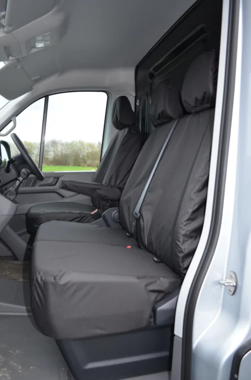 Tailored waterproof front seat covers for Volkswagen Crafter 2017 onwards